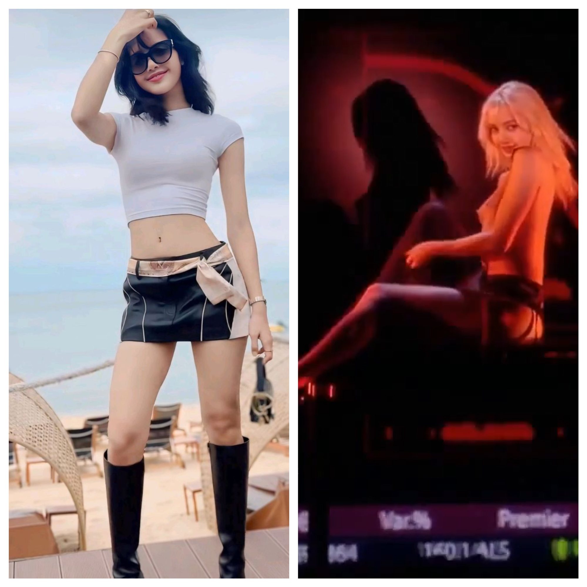 Full video nữ ca sỹ Lisa (Blackpink) lộ vú trên sân khấu Crazy Horse